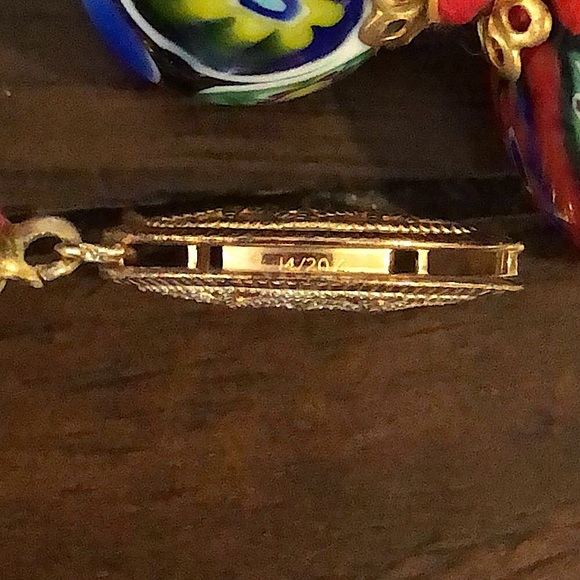 VINTAGE Graduated Millefiori Italian Hand Blown Glass Bead Necklace 24” - Picture 8 of 15